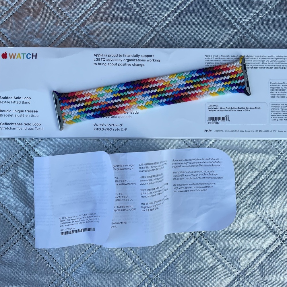 Pride Edition Braided Solo Loop Apple Bands